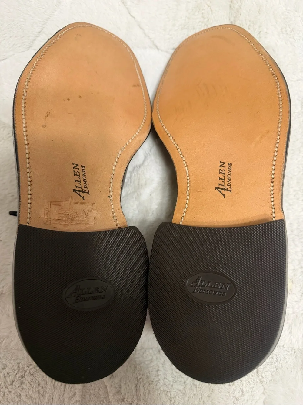 NEW Vintage Deadstock Allen Edmonds Leeds 9548 Shell Cordovan Derby Oxford 9
